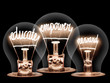 Light Bulbs Concept