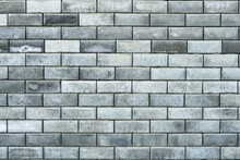 The Texture Of The Gray Decorative Brick That Adorns The Outer Wall Of The House