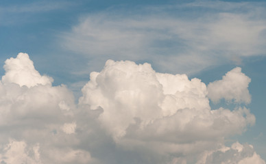 sky in the clouds