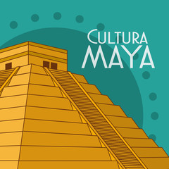 Wall Mural - Cultura Maya postcard