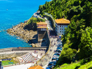 Basque country. Elantxobe. Coastal villlage  of Bilbao in Vizcaya. Spain