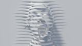 Fototapeta Perspektywa 3d -  shout abstrat illusion background. 3D Illustration