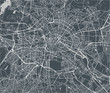 map of the city of Berlin, Germany