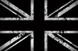 Flag of England in black and white