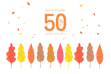 Poster - Autumn pop-up illustration