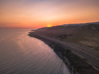 Canvas Print - California Sunset