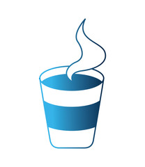 Sticker - delicious coffee isolated icon