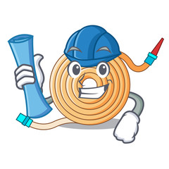 Sticker - Architect garden water hose cartoon