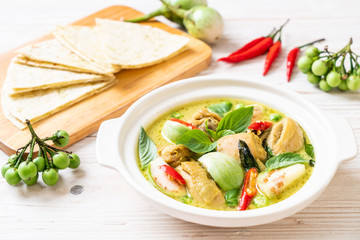 Poster - Roti and Green Curry with Chicken