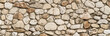© ValenZi - Stone wall texture background, panorama of masonry