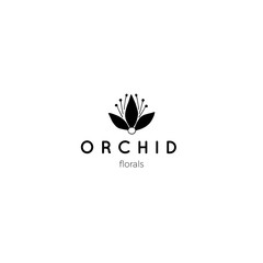 Vector hand drawn logo template in elegant and minimal style.