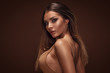 © neonshot - Beauty portrait of sensual brunette girl.