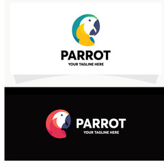 Wall Mural - Parrot Logo Design Template