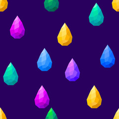 Wall Mural - seamless pattern with drops. abstract painted pattern. seamless abstract texture. summer seamless pa