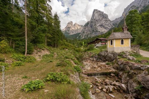 Kapelle Beim Anton Karg Haus Im Kaisertal Buy This Stock Photo