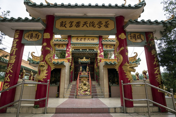 Wall Mural - Seen Hock Yeen, Confucius Temple, Chemor, Malaysia - Confucius Temple of Seen Hock Yeen is well-known for bringing luck to students who are going to sit for exams.