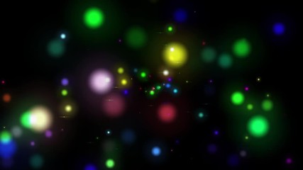 Aufkleber - Abstract Celebration Bokeh Flying Animation Background