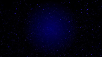 Leinwandbilder - Blue Flickering Moving Particle Graphic Animation Background