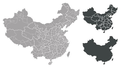 Wall Mural - Map of China