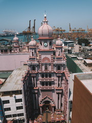 Wall Mural - Red mosque in Colombo, the capitol of Sri Lanka 