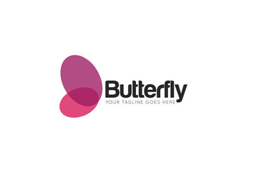 butterfly logo and icon Vector design Template. Vector Illustrator Eps.10