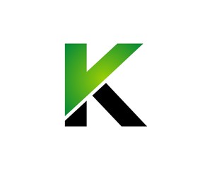 K letter logo design template 1