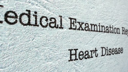 Sticker - Heart disease medical report