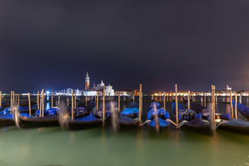 Canvas Print - Gondola Boats - Venice, Italy