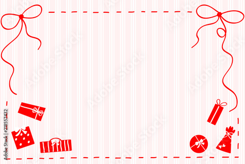 手書きリボン フレーム ギフトボックス Stock Vector Adobe Stock 手書きリボン フレーム ギフトボックス Stock Vector Adobe Stock