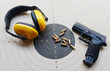 © kornPL - gun and ammunition on the target