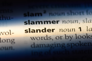 Poster - slander