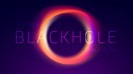 Wall Mural - trendy colorful fluid gradient shape background with place fo text. backdrop for banner, poster, cov