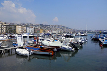 Poster - Napoli lungomare di mergellina