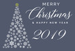 © koblizeek - Merry Christmas and Happy New Year 2019 lettering template. Greeting card or invitation. Winter holidays related typograph