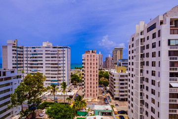 Colorful Skyline of San Juan Puerto Rico