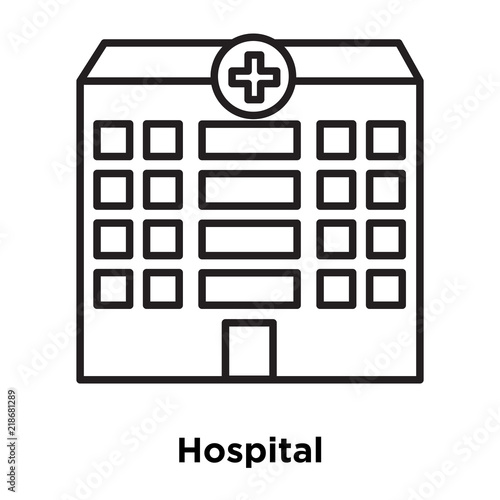 Hospital Icon Isolated On White Background Simple And Editable Hospital Icons Modern Icon Vector Illustration Stock Vector Adobe Stock