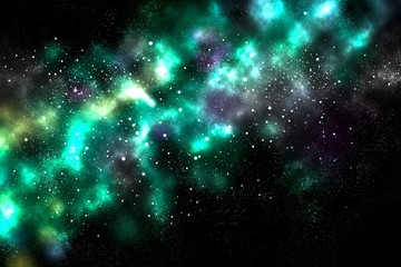 Wall Mural - space bright fantasy abstract background