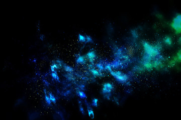 Wall Mural - space bright fantasy abstract background