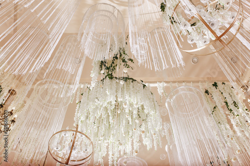 Amazing Luxury Decorated Place Ceiling For Wedding Reception