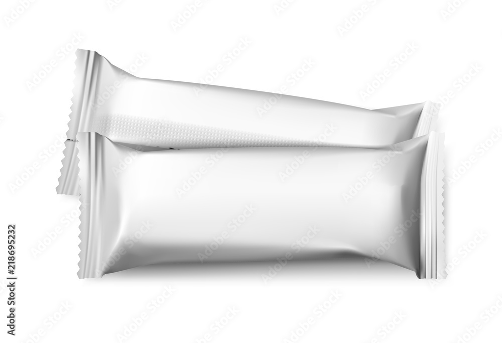 Flow Packages Set of flow packages realistic shadows isolated on white background ...