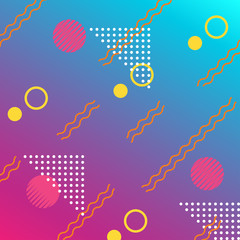 Wall Mural - modern abstract background with geometric patterns and shapes. cover, banner, card, flyer, poster te