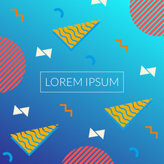 Wall Mural - modern abstract background texture with geometric patterns and shapes. cover design, banner, card, f