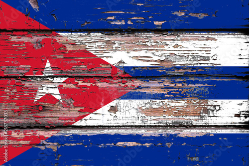 Dekoracja na wymiar  flaga-kuby-na-deskach