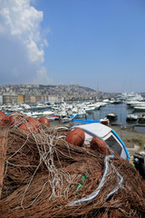 Canvas Print - Napoli lungomare di mergellina