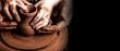 © BillionPhotos.com - Hands of potter making clay pot, closeup photo