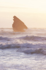 beautiful beach of adraga, the south coast of portugal