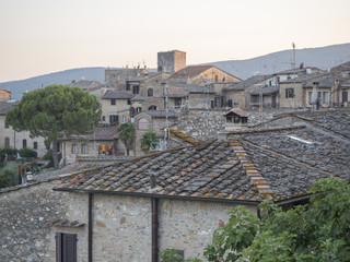 Wall Mural - 2018 july the 15th, San Gimignano city , tuscany,