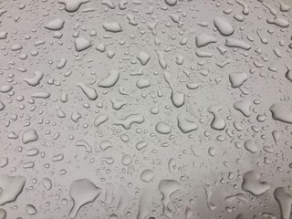 Water drops on glass, rain water,Background and Texture