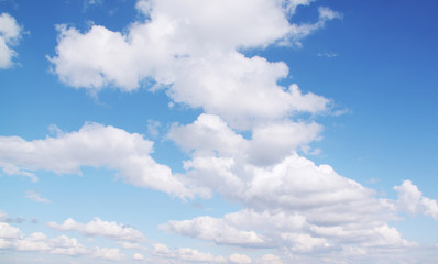 blue sky with clouds