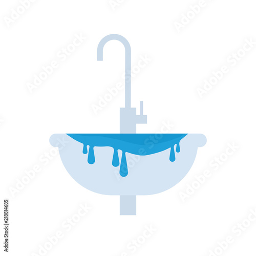 Sink Overflowing Icon Buy This Stock Vector And Explore